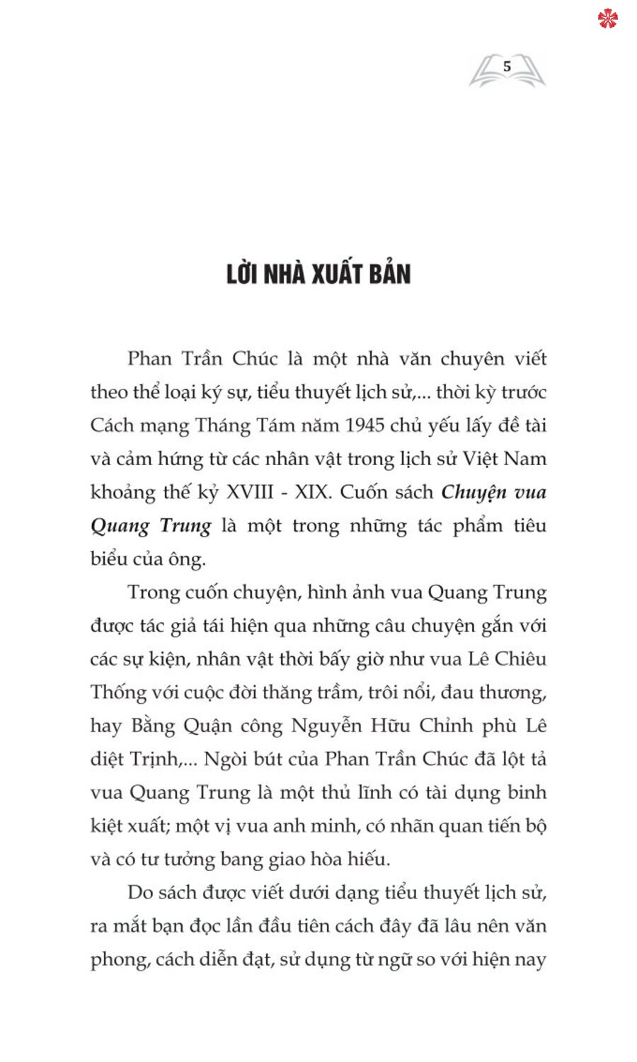 Chuyện Vua Quang Trung - bản in 2024