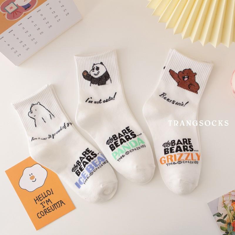 Tất cao cổ “WE BARE BEARS