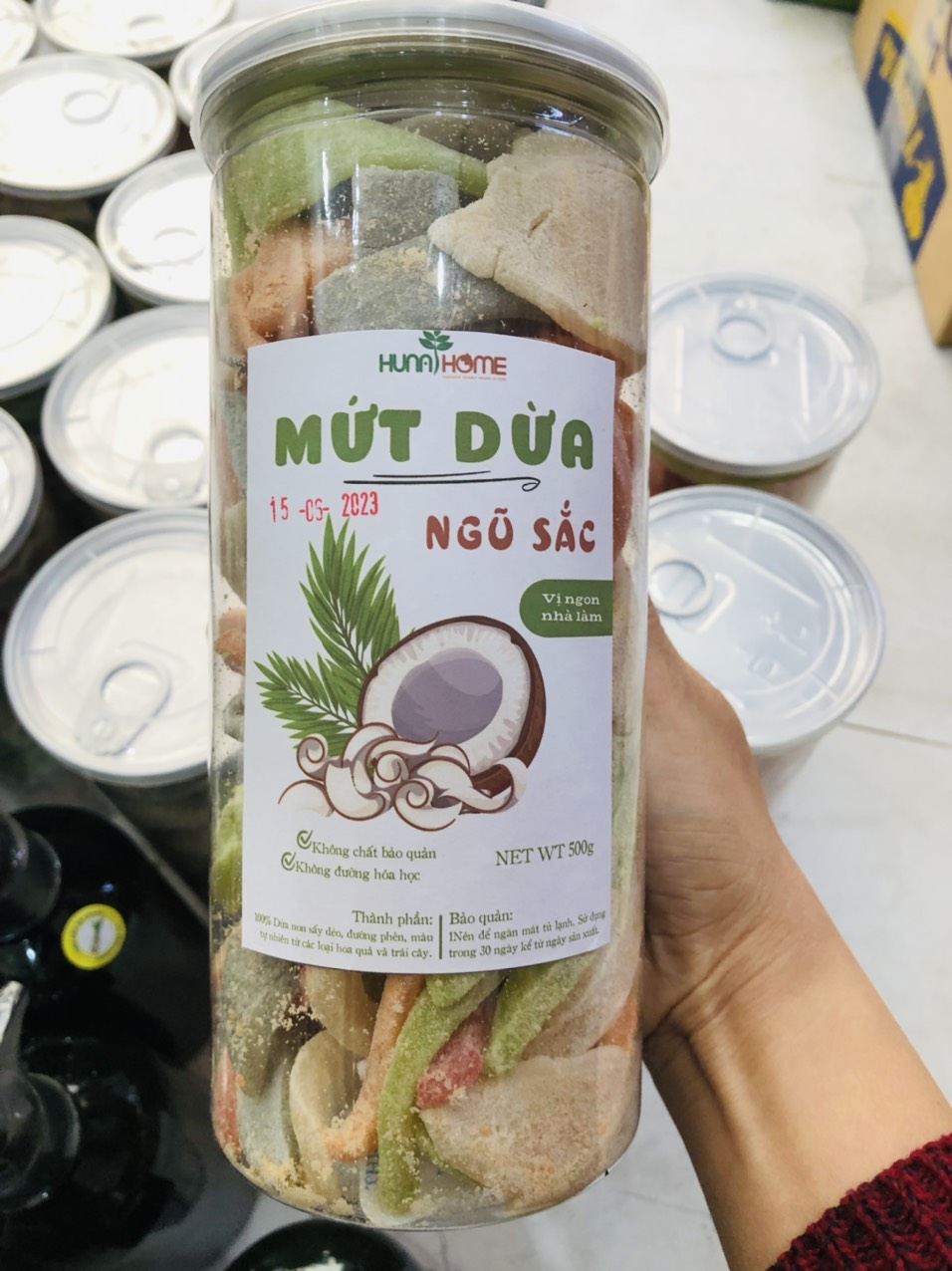 Mứt dừa non nhà làm