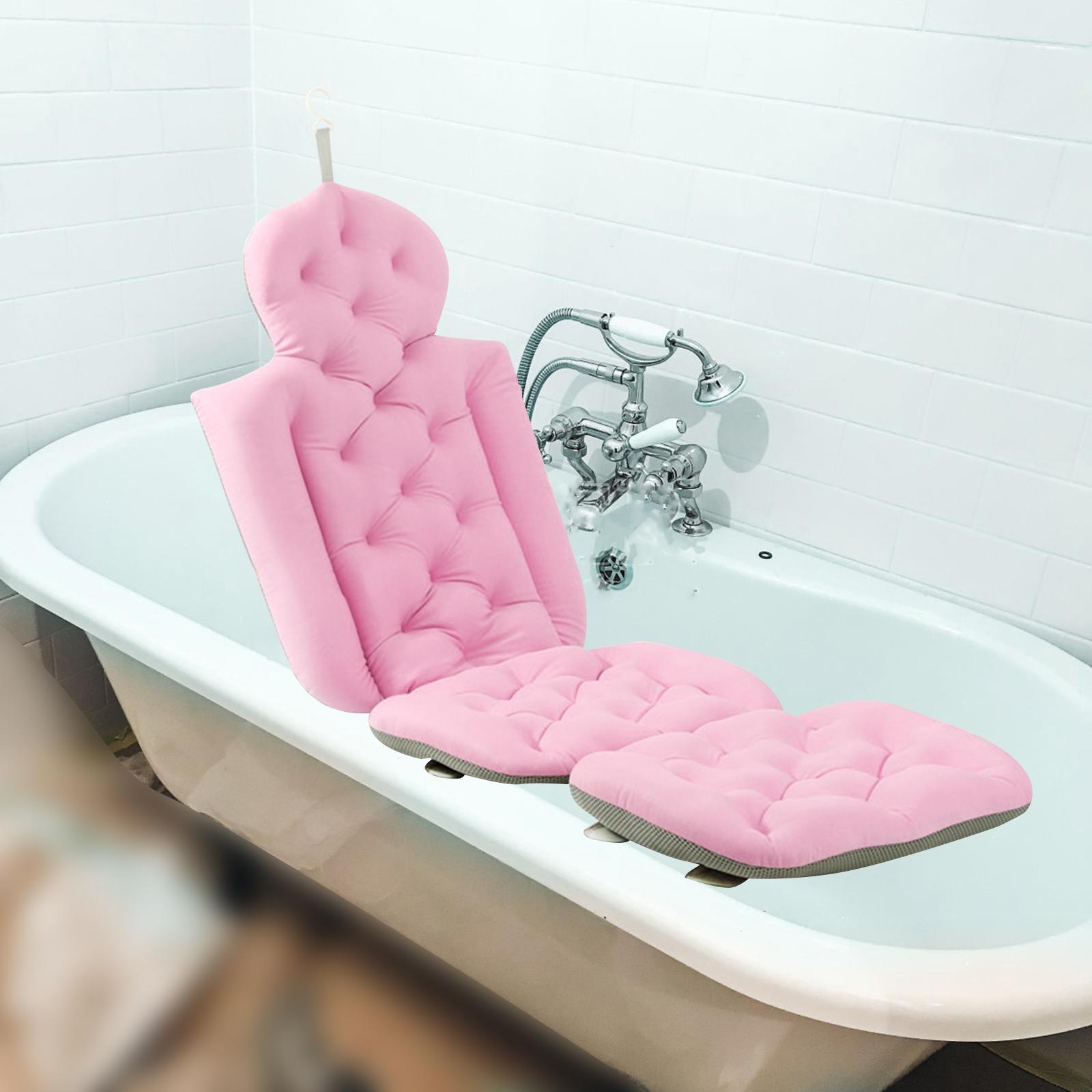 Bath Pillow Comfortable Bathtub Cushion Full Body Mat for SPA Bathroom
