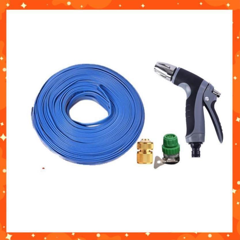 Bộ dây vòi xịt nước rửa xe,tưới cây tăng áp 3 lần 7-10m 206817