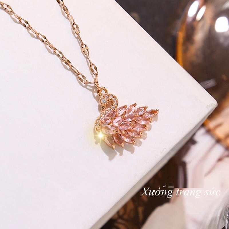 Dây chuyền titan nữ không gỉ D98