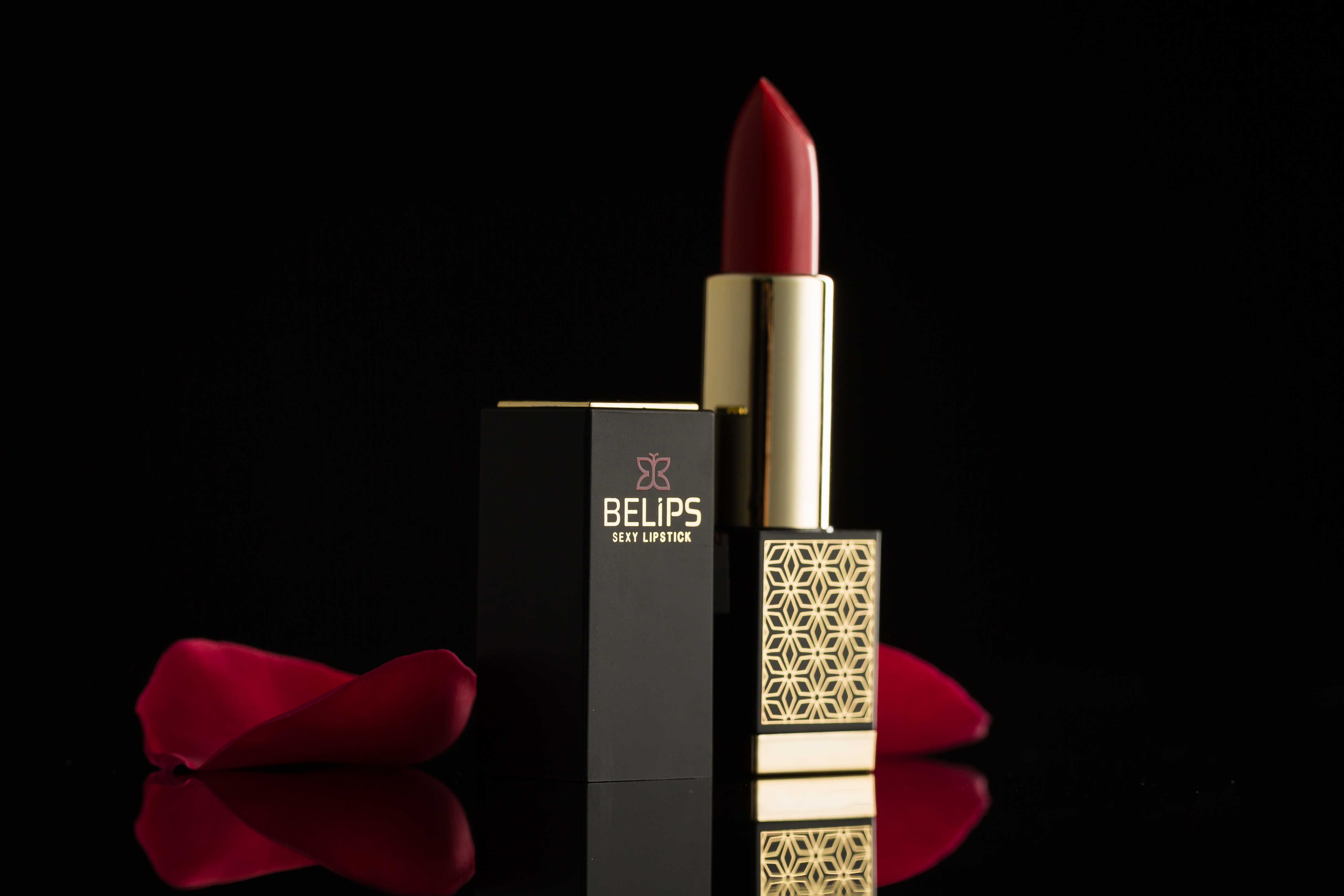 Bộ đôi son thỏi Belips Sexy Lipstick 11 Scarlet Red + son kem lì Belips City At Night C01 Muse Orange