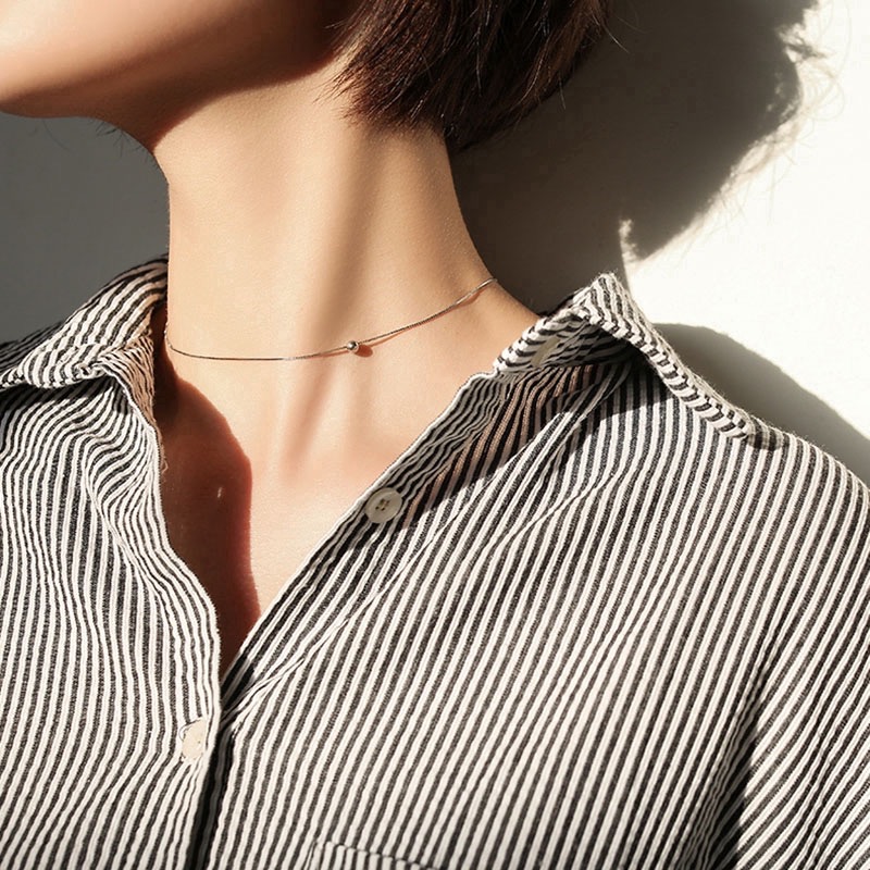 Vòng cổ chocker đơn giản kiểu hàn quốc
