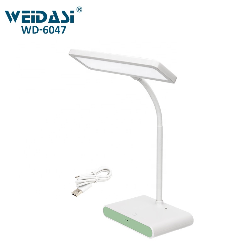 Đèn LED sạc để bàn 3 chế độ sáng, có thể tăng giảm ánh sáng WD-6047