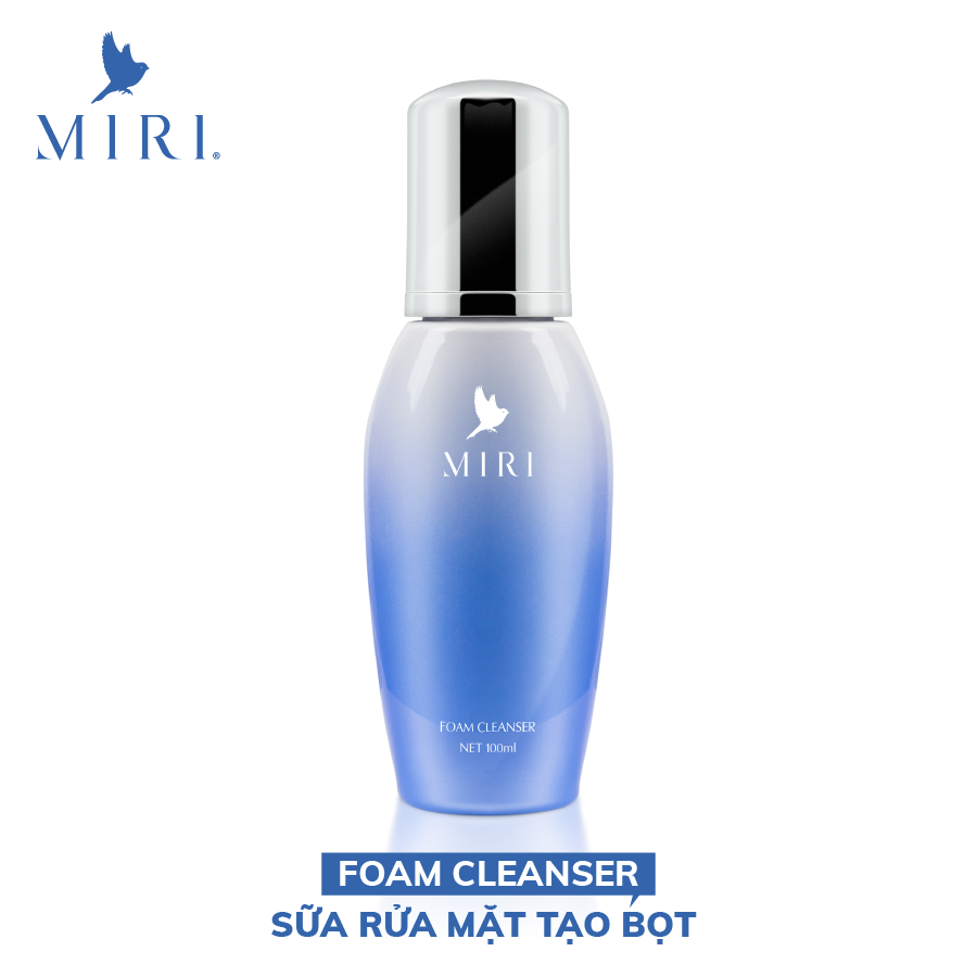 Combo Làm Sạch Sâu: Foam Cleanser MIRI 100ml & Nước Cân Bằng Độ Ẩm Cho Da Mặt MIRI 200ml