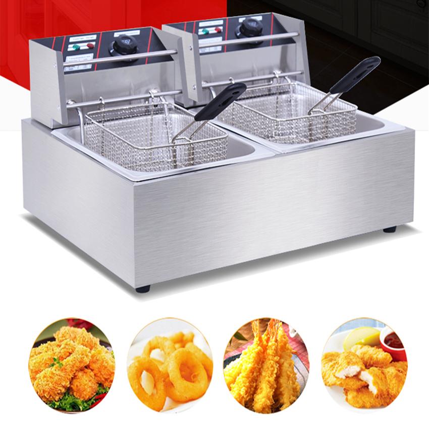 Bếp Chiên, Rán, Nhúng Bằng Điện Công Nghiệp ZL 82 Dung Tích 11L