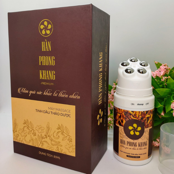 Máy Massage tinh dầu thảo dược Hàn Phong Khang giảm đau mỏi vai gáy, xương khớp, tê bì chân tay