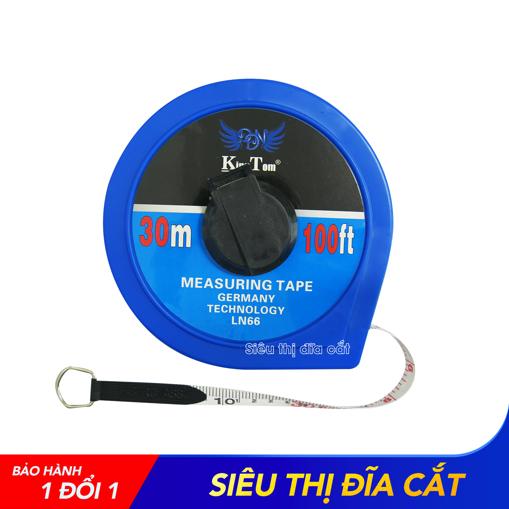 Thước Cuộn KingTom 30 Mét - Sản Phẩm Chính Hãng Cao Cấp