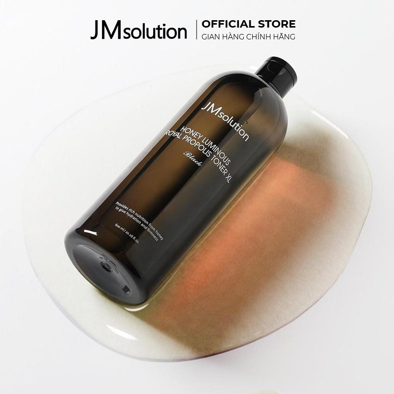 Nước Cân Bằng Chiết Xuất Mật Ong JMsolution Honey Luminous Royal Propolis Toner Xl Black 600ml