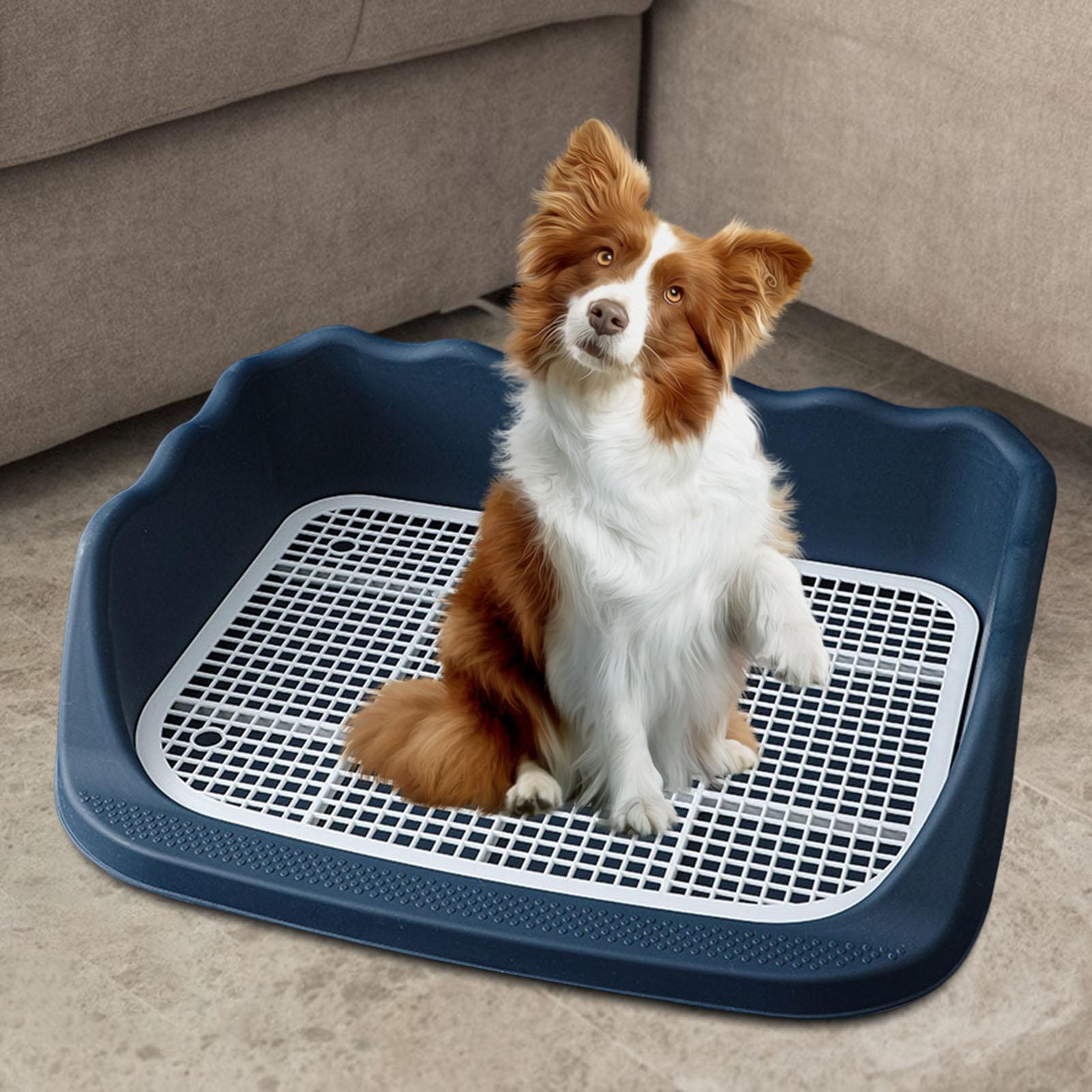 Pet Dog Toilet Cleaning Tool Guardrail Design for Chinchilla Puppy Bunny Dark