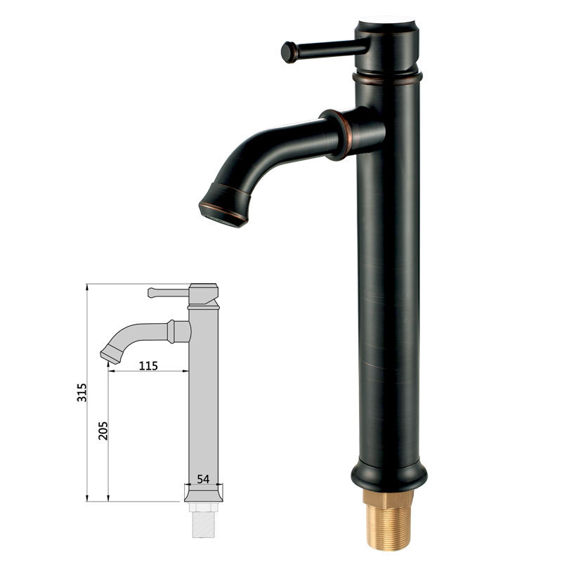 Vòi nước bằng đồng Haduvico - VR050