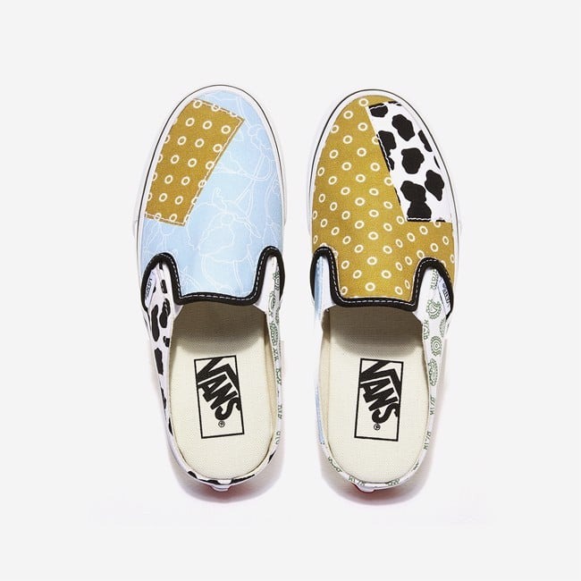 Giày sục Vans Mule Slip On Pattern Mix Multi - VN0A4P3U6UX Giày lười thời trang