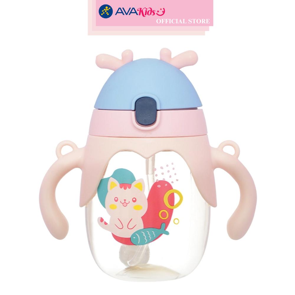 Bình đựng nước nhựa PP/PC 350 ml TOP KIDS - Màu ngẫu nhiên