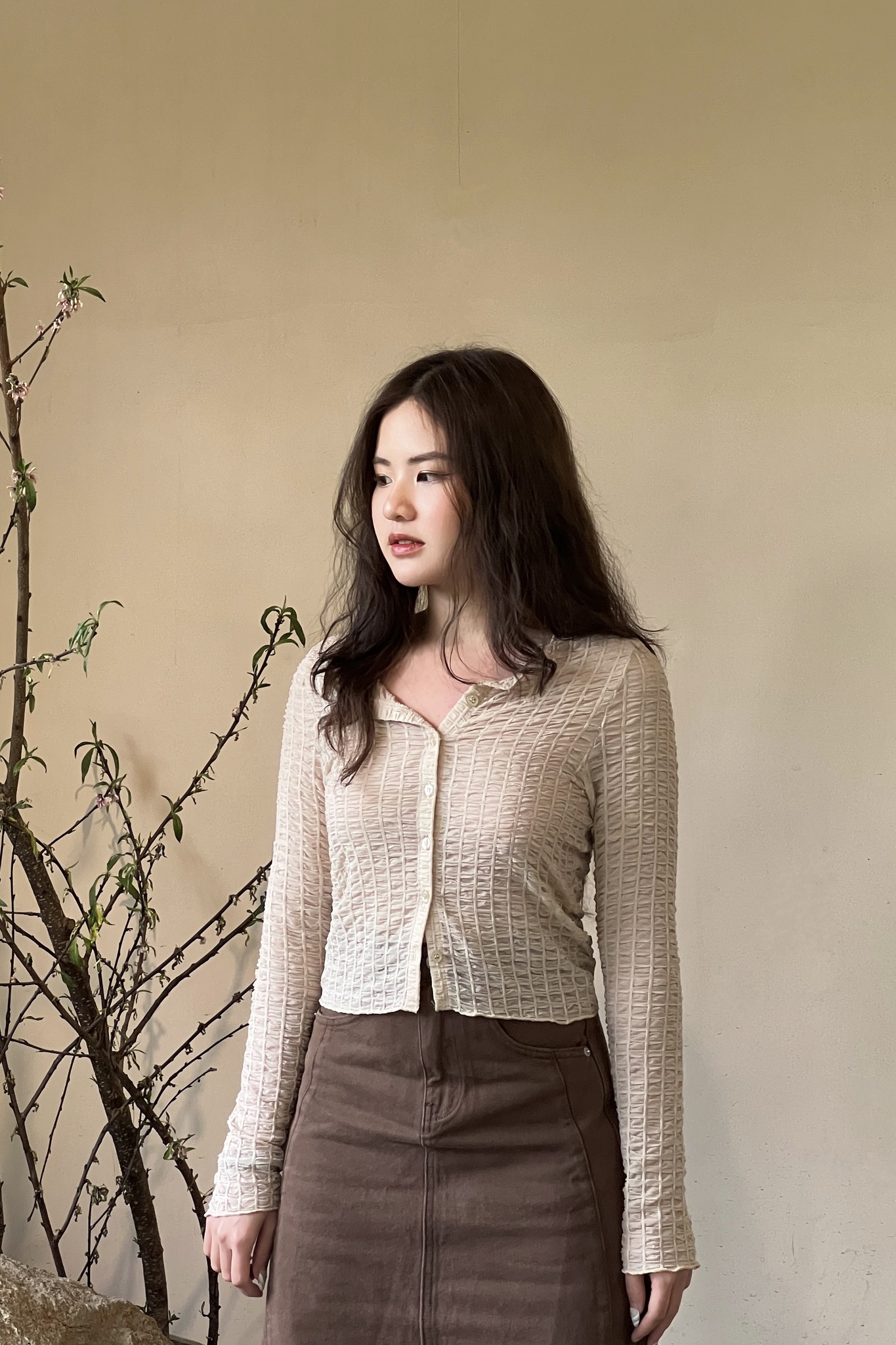 OLV - Áo Lorie Top In Beige