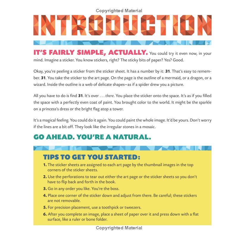 Sách ngoại văn: Paint By Sticker Kids: Unicorns And Magic: Create 10 Pictures One Sticker At A Time!