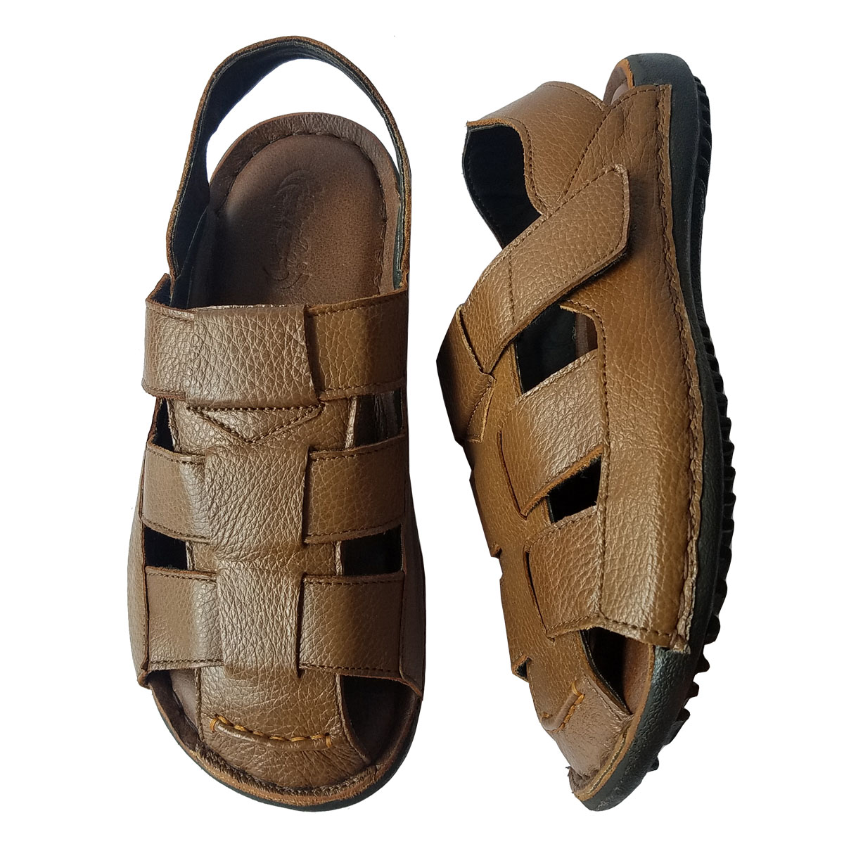 Giày Sandal Nam Bít Mũi Da Bò Thật BIGGBEN SD131