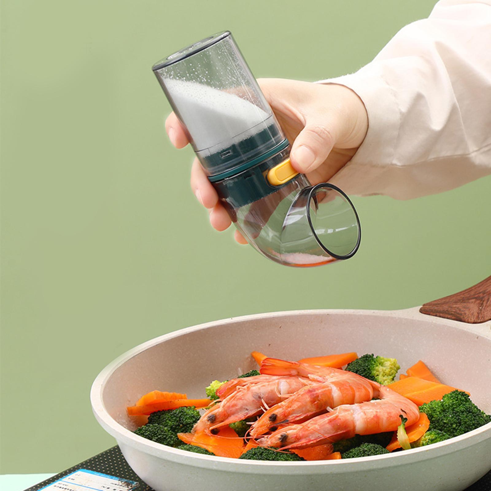 Salt Seasoning Jar Amount Dispenser Kitchen Spice Pots Seasoning Bottle Single