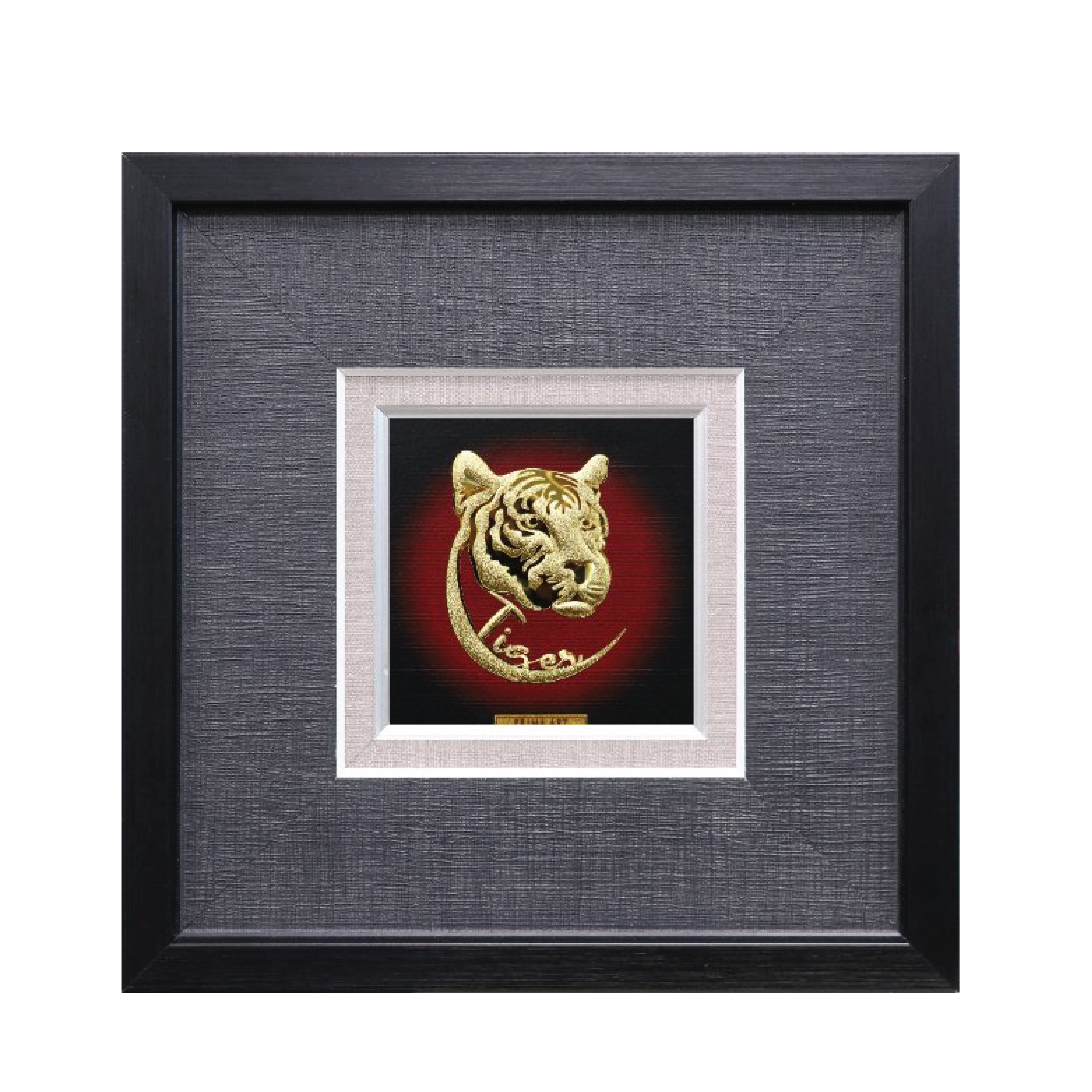 Tranh Vàng 24K PRIMA ART - Tranh Linh Vật Tuổi Dần - Kích thước 24 x 24 cm - CGS-0821-12