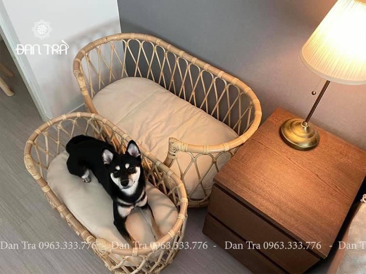 Củi Mây Newborn - Nôi Mây Pet thú cưng - Nôi Mây Decro-Phụ Kiện Mây Tre Đan- Đan Trà Decor