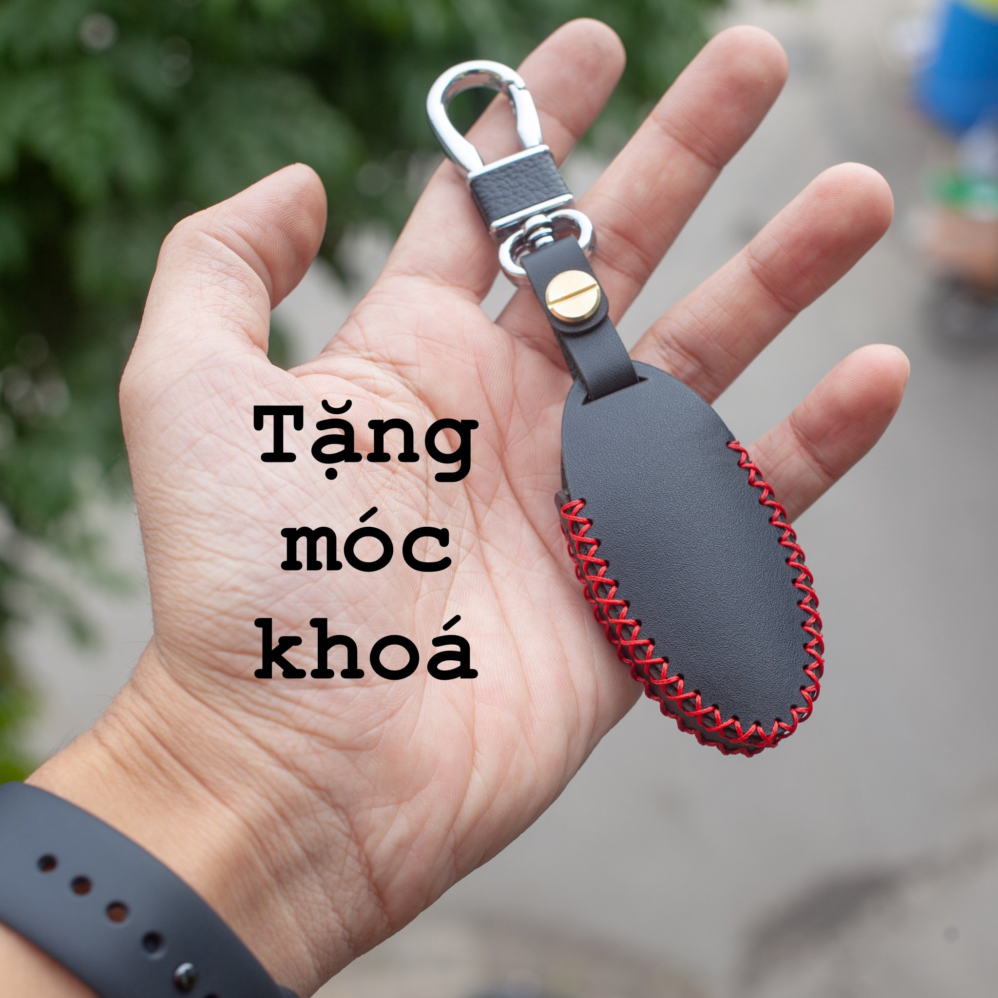 Bao Da dành cho chìa Khoá smartkey Nissan Xtrail, Teana, Terra, Navara, Sunny Handmade Da Thật 002