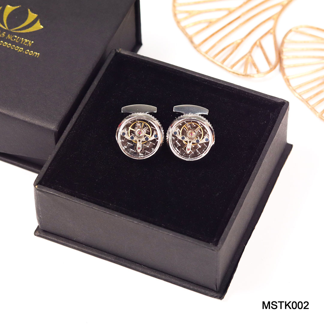 Khuy măng sét chuyển động cơ - Compass Cufflinks - Thomas Nguyen