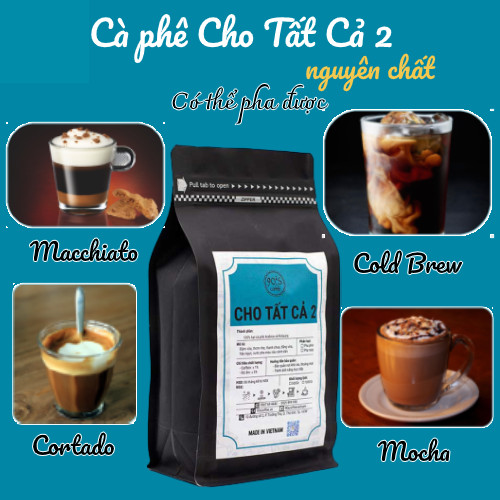 Cà Phê Rang Xay Nguyên Chất - 90S Coffee Vietnam | Cà Phê Cho Tất Cả 02 | Công Thức Phối: Arabica + Robusta | 100% Cà Phê Sạch | Chua Nhẹ - Hậu Vị Ngọt