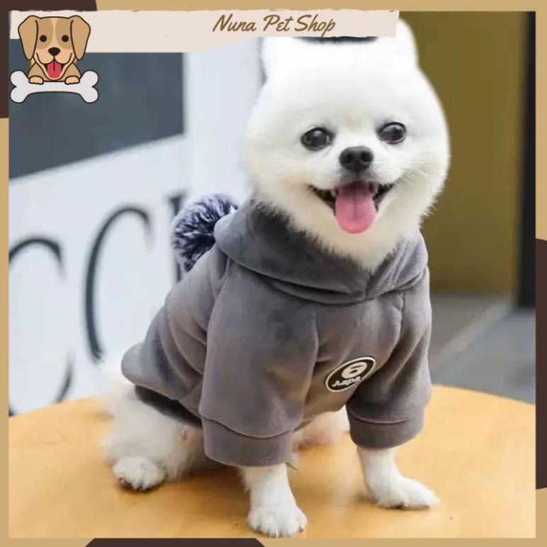 Áo Hoodie nhung cao cấp cho thú cưng - Áo cho chó mèo mùa đông