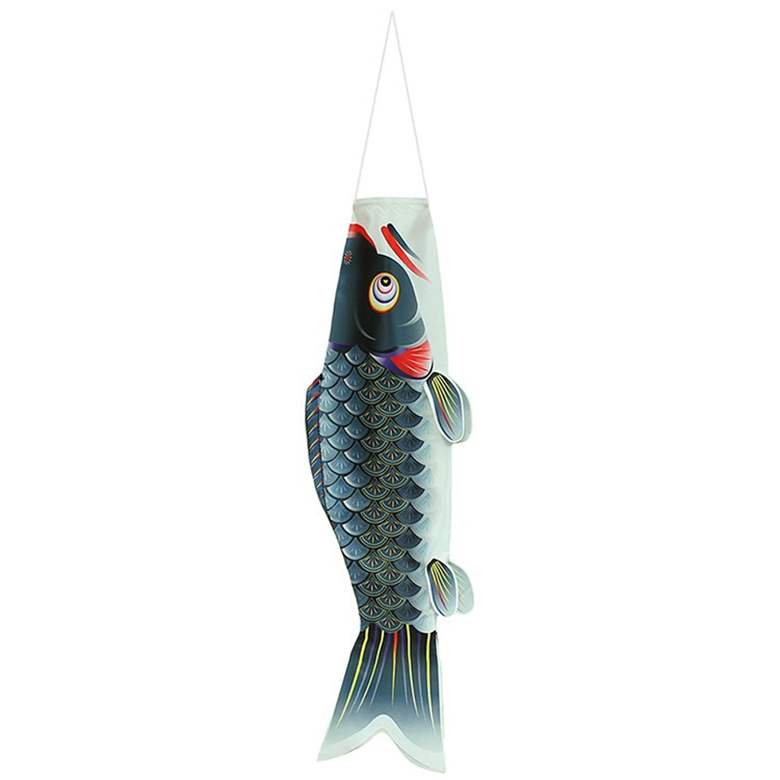 Japanese Carp Windsock Decorative Flag for Sushi Bar Restaurant Izakaya Room