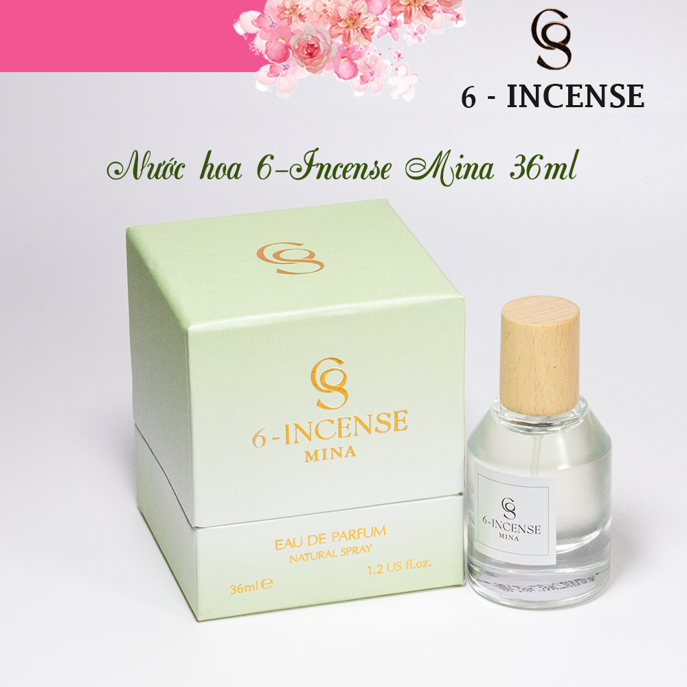 Nước hoa 6-Incense Mina Hương Thiên Nhiên 36ml