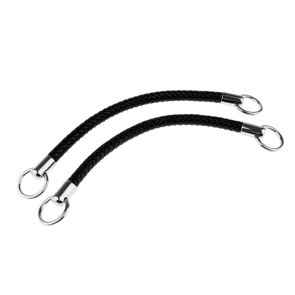1 Pair Shoulder Bag Replacement Handles PU Leather Handbag Strap 25cm
