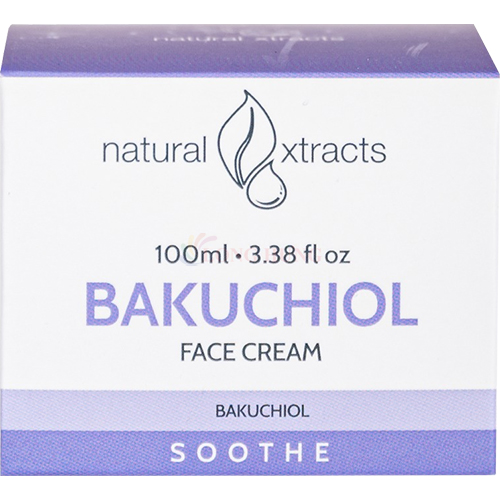 Kem dưỡng ẩm Natural Xtracts Bakuchiol Face Cream giúp giảm nếp nhăn và chống lão hoá (100ml) - Hàng chính hãng
