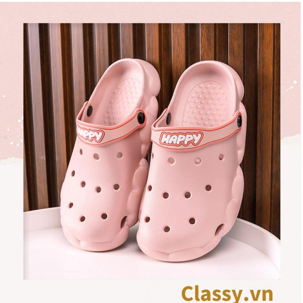 Dép sục Classy màu trơn, siêu êm, siêu bền, thích hợp đi học, đi chơi G1116