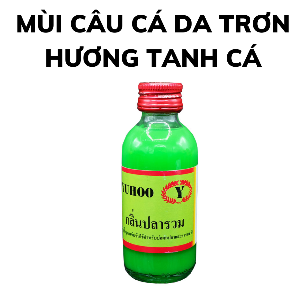 Thính nhử cá da trơn thái lan chai 60ml loại Yuhoo, tinh mùi câu cá dạng lỏng trộn với mồi dùng để câu trê cá ngát cá lăng cá nheo ở ao hồ sông suối siêu nhạy