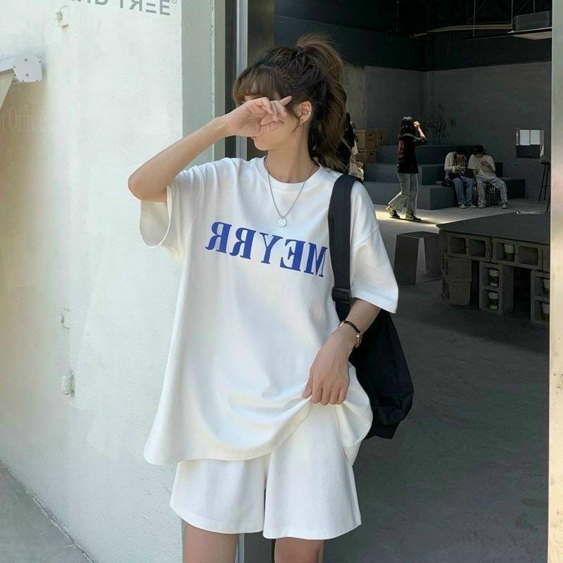 Sét Bộ Quần Áo Phom Rộng , Đồ Bộ Mặc Ở Nhà Nữ MEYRR Kèm Ảnh Thật