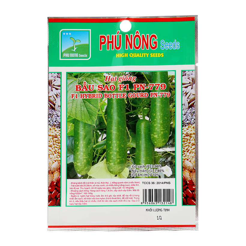 Hạt giống bầu sao F1 Phú Nông PN-799 (1g/gói)