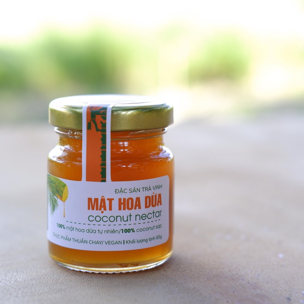 MẬT HOA DỪA - MEKONG HOME - 65 gram - 100% MẬT HOA DỪA NGUYÊN CHẤT