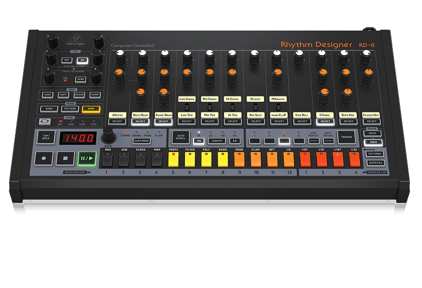 Behringer Rhythm Designer RD-8 MKII Analog Drum Machine- Hàng Chính Hãng