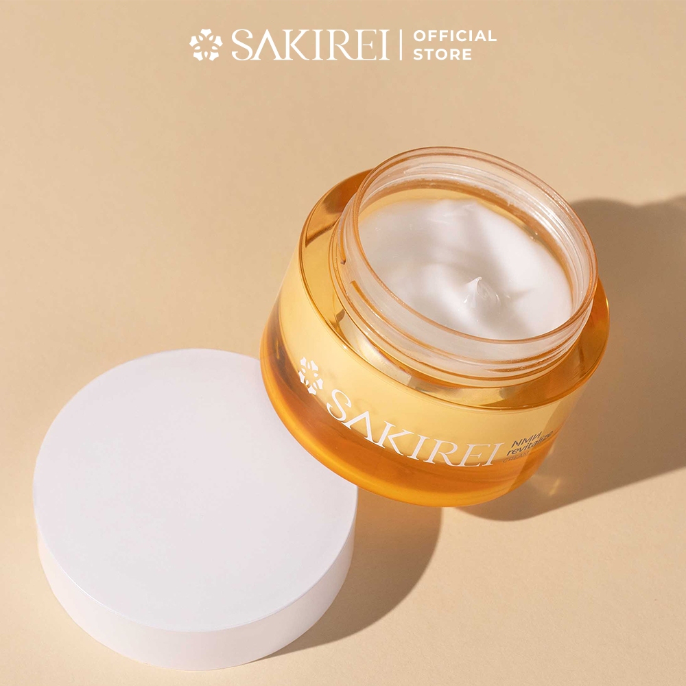 Combo Serum NMN và Kem dưỡng phục hồi da Sakirei NMN Revitalize từ Nhật Bản