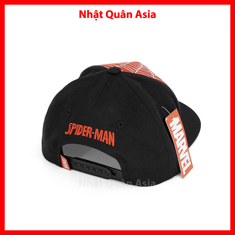 Nón trẻ em Marvel logo nhện snapback cao cấp - Nhật Quân Asia nhatquanasia capman nón bé trai