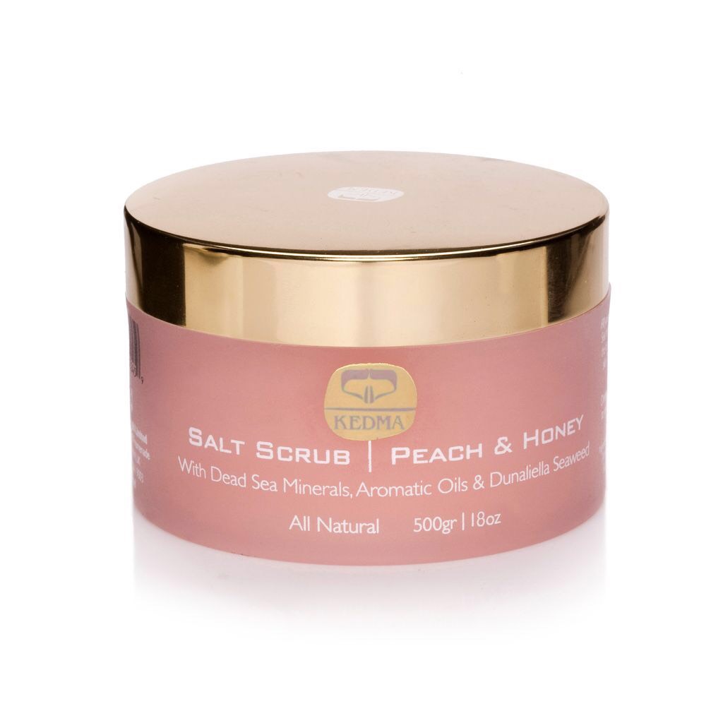 Muối Tẩy Da Chết Salt Scrub - Peach&amp;Honey Kedma 500gr