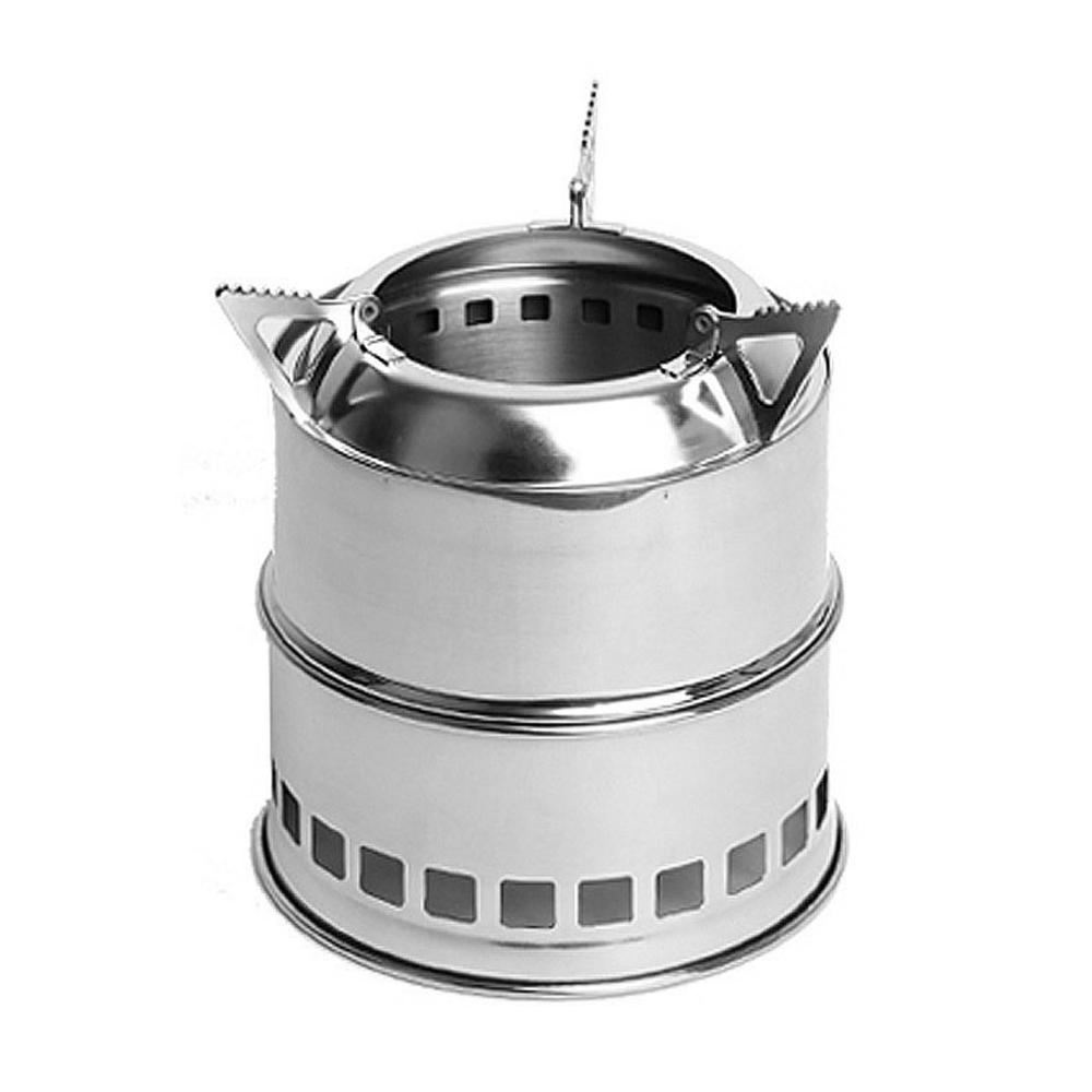 Lò đốt củi bằng thép không gỉ phù hợp cho cắm trại