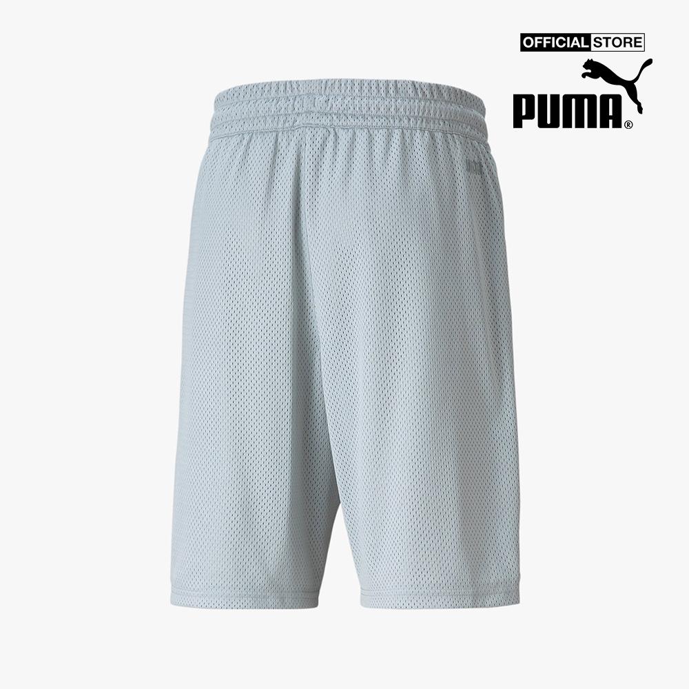 PUMA - Quần short tập luyện nam Mesh Basketball Practice 532198