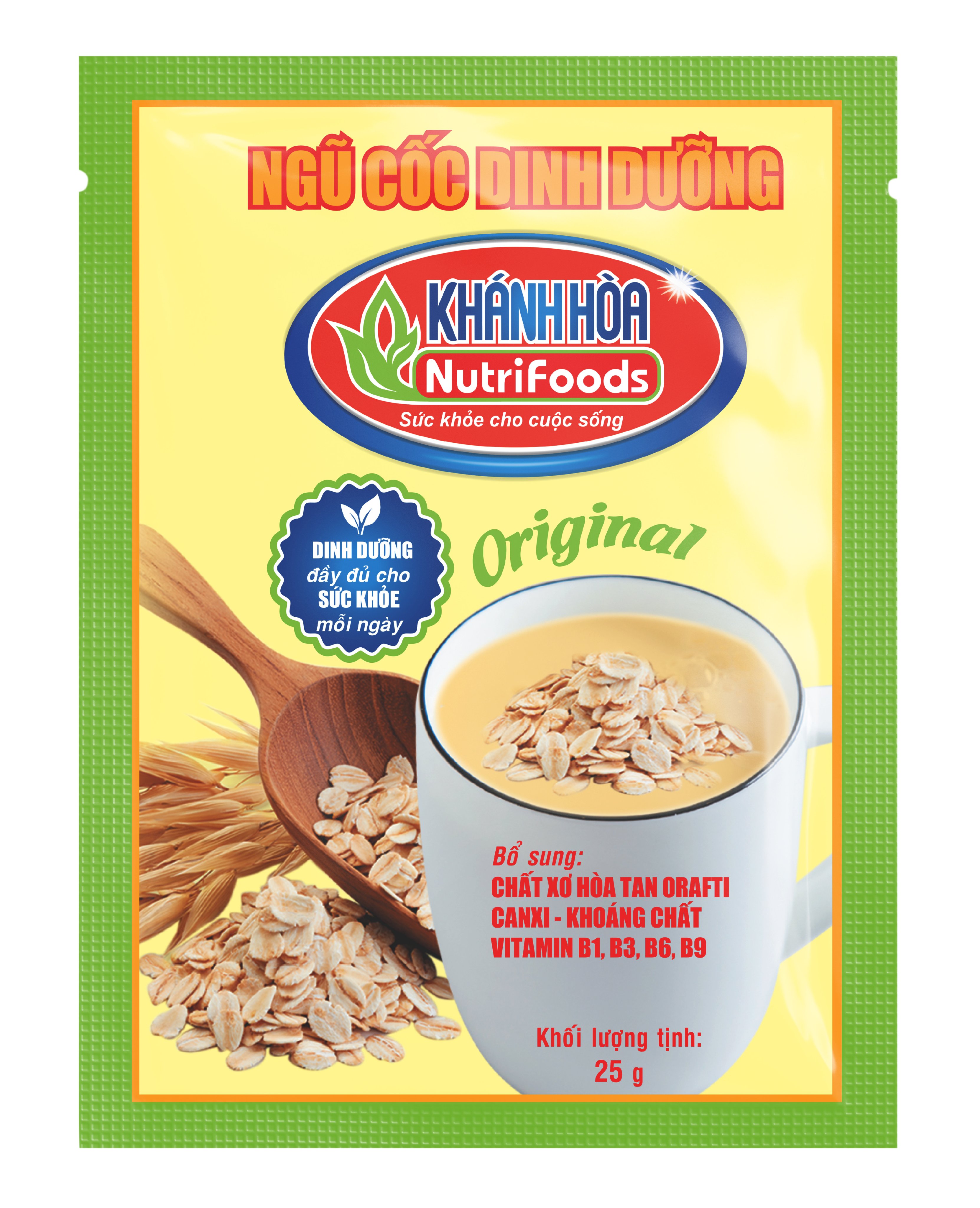 Ngũ Cốc Dinh Dưỡng Khánh Hòa NutriFoods - Bổ Sung Chất Xơ Hòa Tan, Vitamin, Khoáng Chất