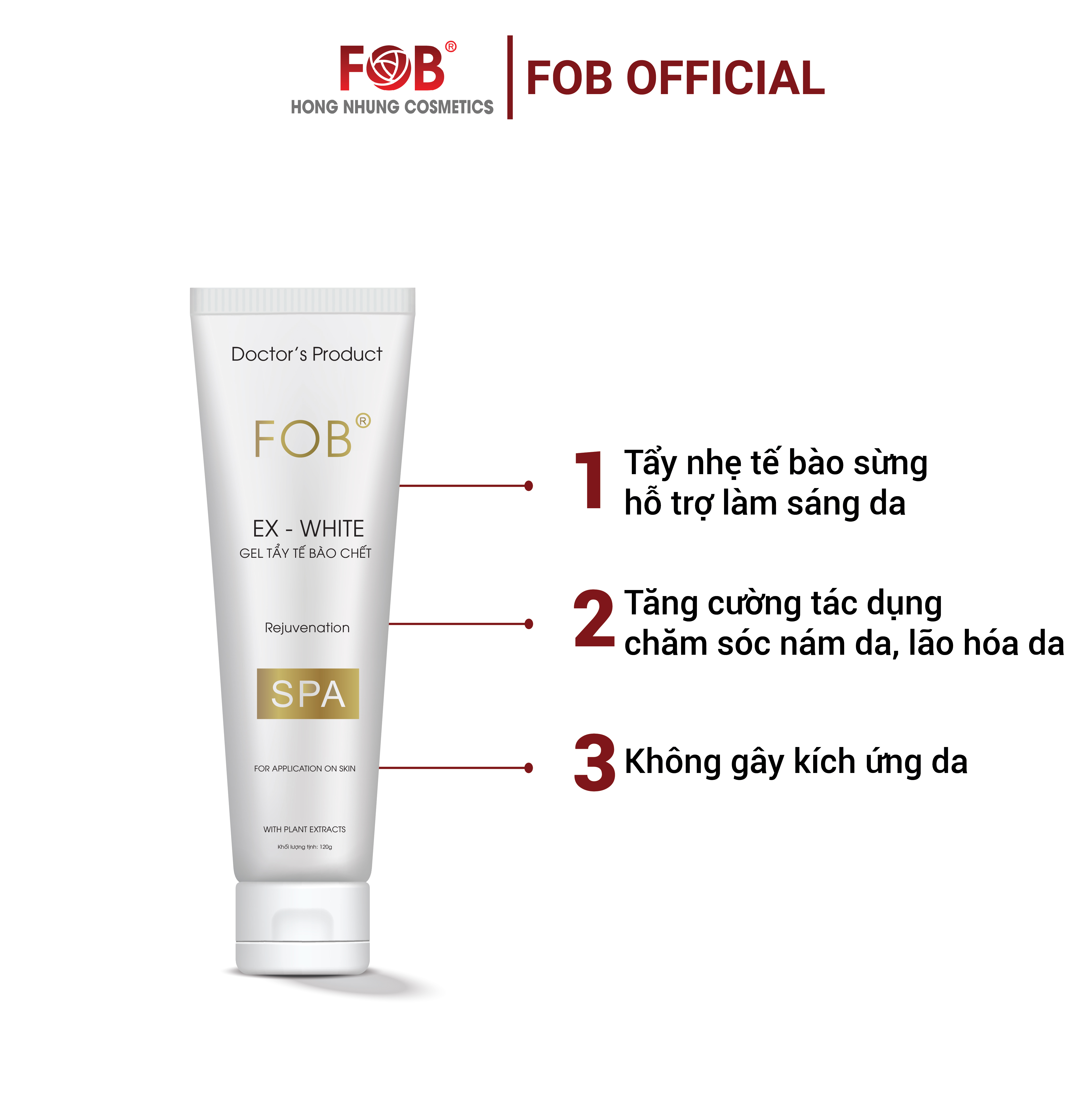 Gel tẩy tế bào chết - FOB EX WHITE