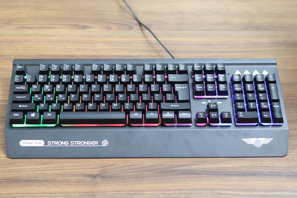 Bàn phím có dây USB giả cơ Newmen GM818 - Mix Led - Hàng Chính Hãng