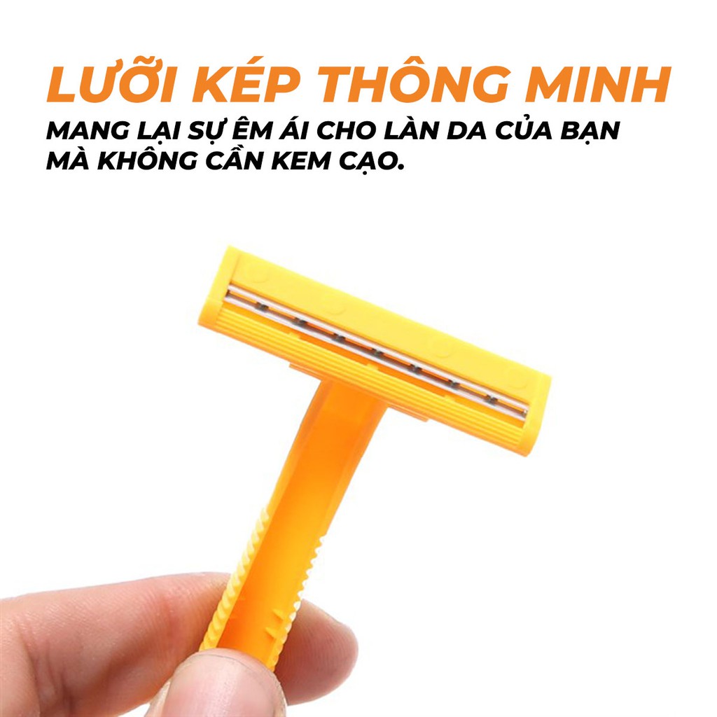 Combo 15 Cây Dạo Cao Râu Nam LiYu Cán Nhựa 2 Lưỡi (Bịch/5 Cây )