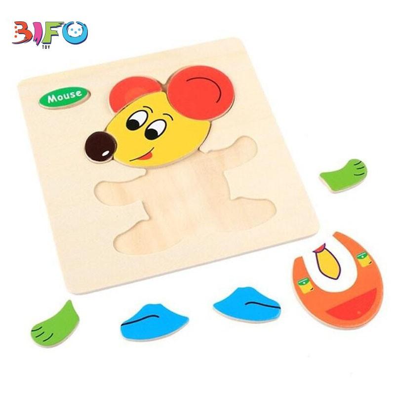 Bộ đồ chơi combo 8 tranh ghép hình động vật, phương tiện 3D bằng gỗ để trẻ vừa vui chơi và vừa học cách tư duy logic