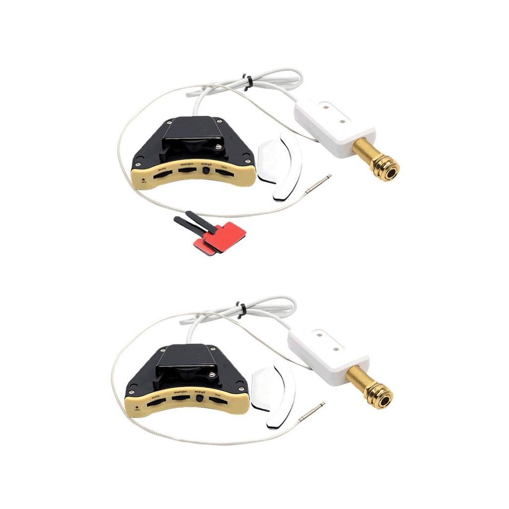 Guitar Soundhole Pickup Piezo Pickup Preamp for Acoustic Classical Guitar