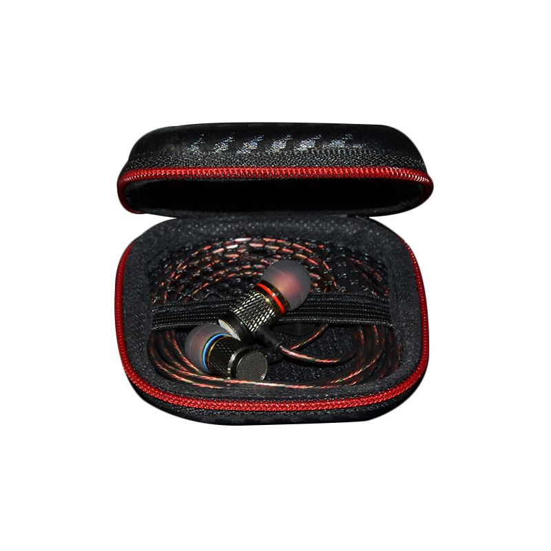 Hộp đựng tai nghe, cáp sạc Sợi Carbon Vuông cho phụ kiện di động - Hàng chính hãng